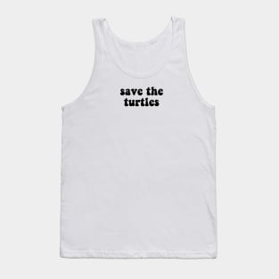 Save The Turtles Tank Top